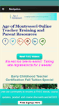 Mobile Screenshot of ageofmontessori.org